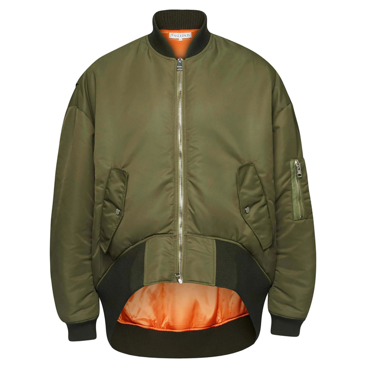 JW_Anderson_Oversized_Curved_Hem_Bomber_Jacket_Olive