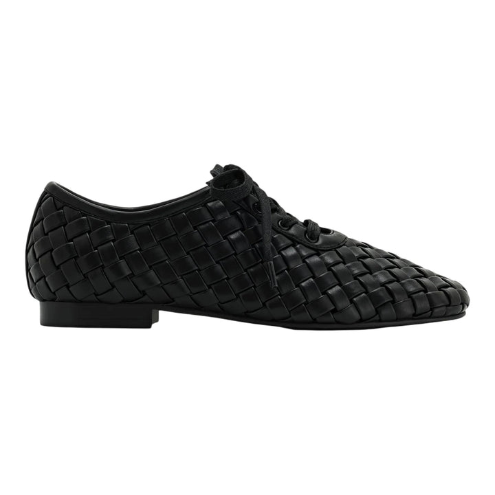 Club21 - JW PEI - Kayla Weave Strap Flat Shoes - FLAT SHOES - Black