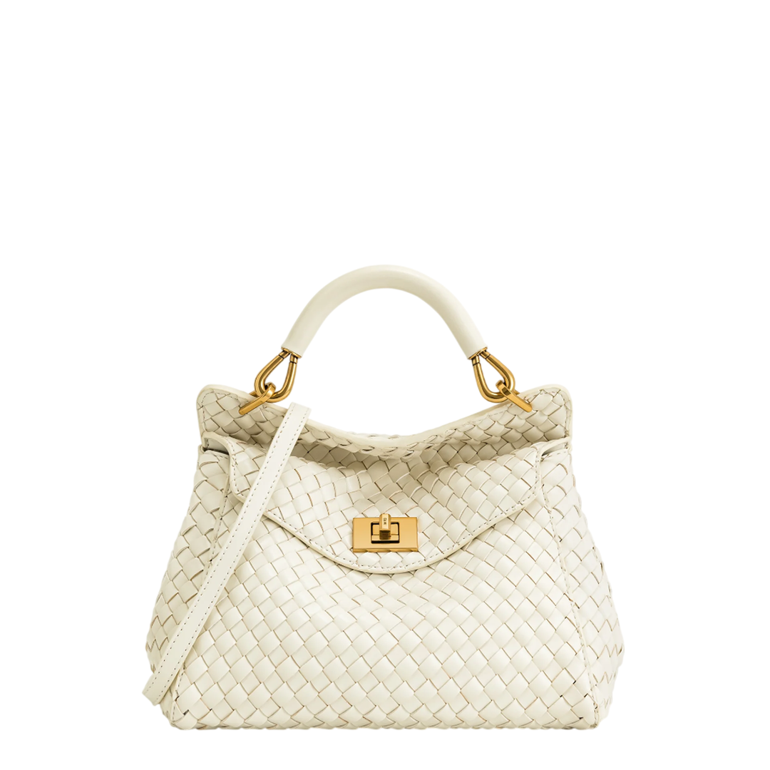 Lucia Classic Top Handle Woven Bag