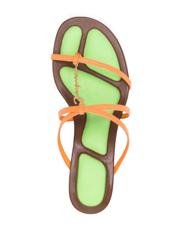 Jacquemus-Les-Sandales-Basses-Pralu-Orange-4