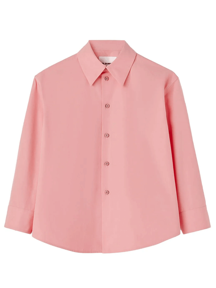 Jil-Sander-Cropped-Classic-Shirt-Pink-1