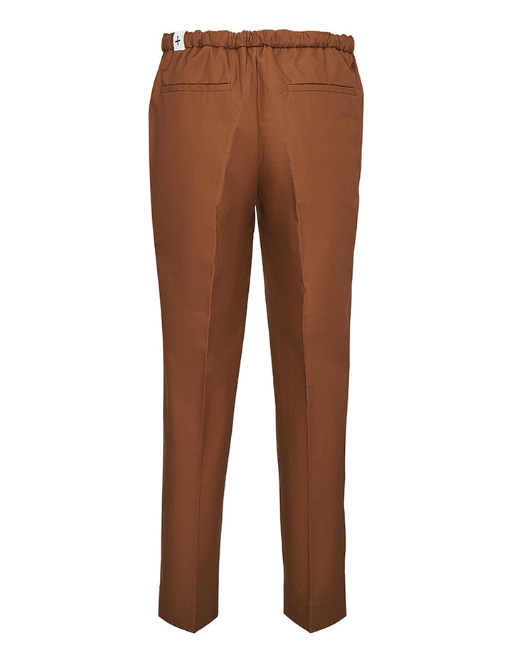 Jil-Sander-Cropped-Pant-With-Drawstring-Brown-2