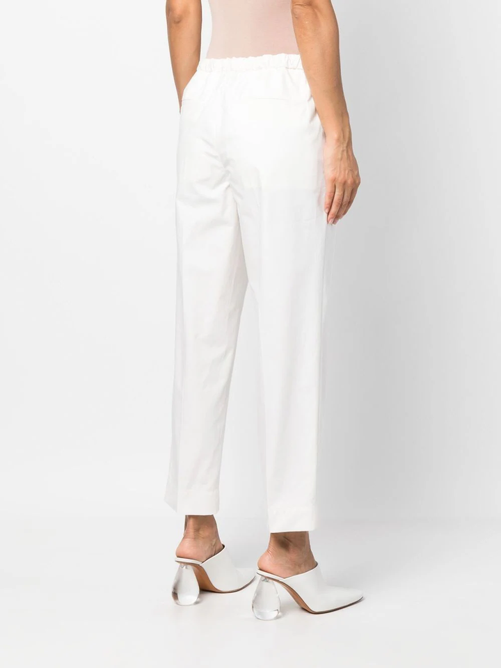 Jil-Sander-Cropped-Pant-With-Drawstring-White-4