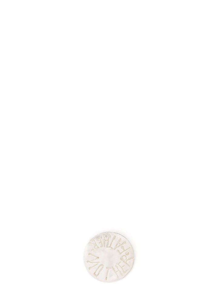 Jil Sander Lettering Pin Silver 1