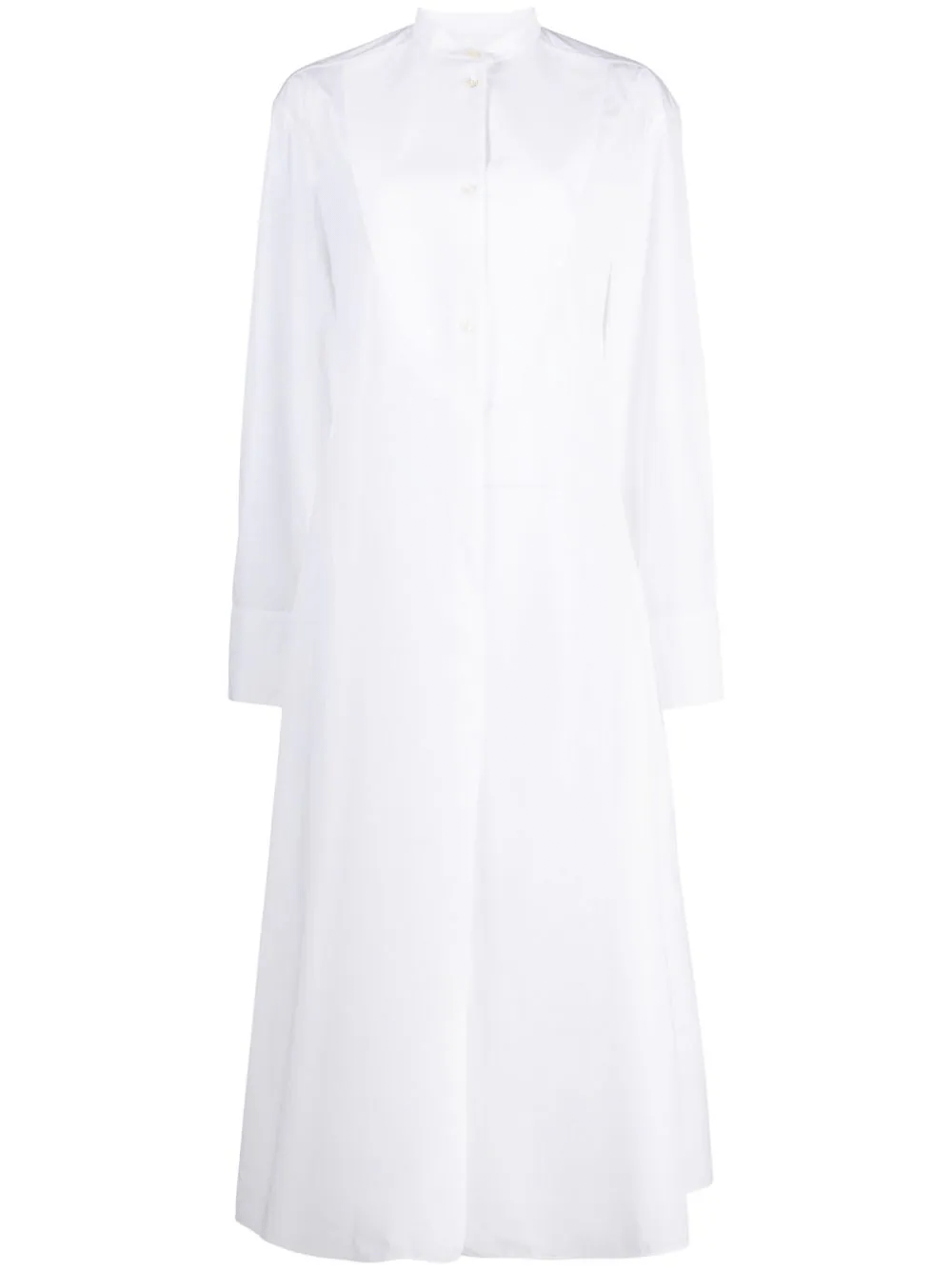 Jil-Sander-Poplin-Dress-White-1