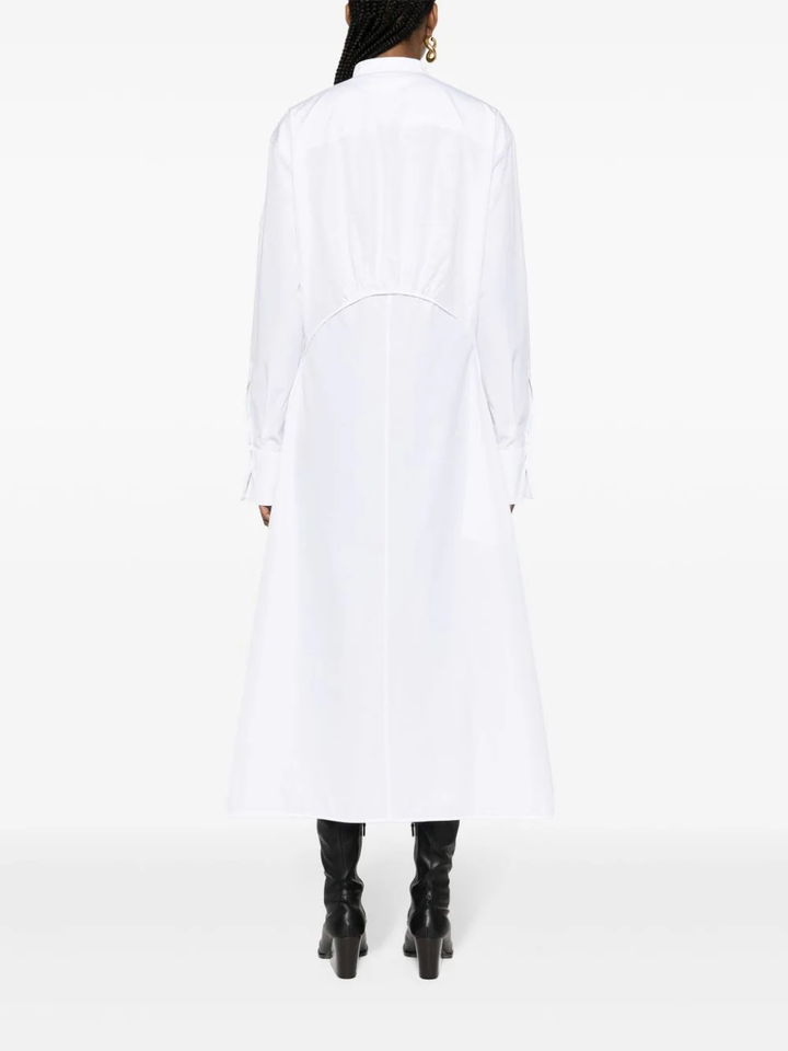 Jil-Sander-Poplin-Dress-White-4