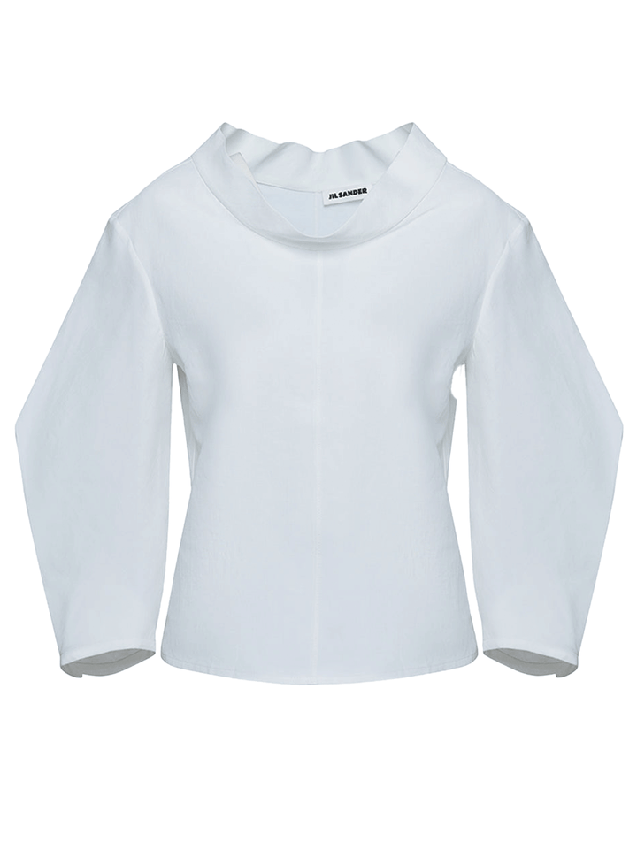    Jil-Sander-Relaxed-Fit-V-Neck-Top-White-1
