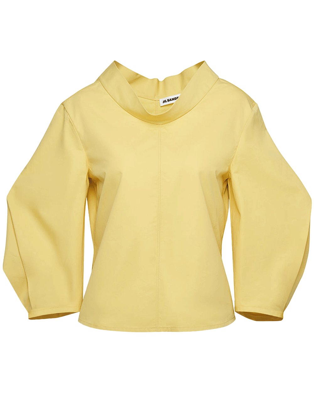    Jil-Sander-Relaxed-Fit-V-Neck-Top-Yellow-1