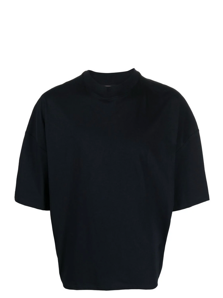 Jil Sander Round Neck Bolded Tee Navy 1