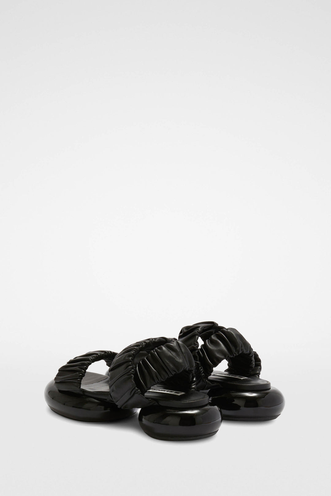 Jil Sander Soft Calf Nappa Sandals Black 4