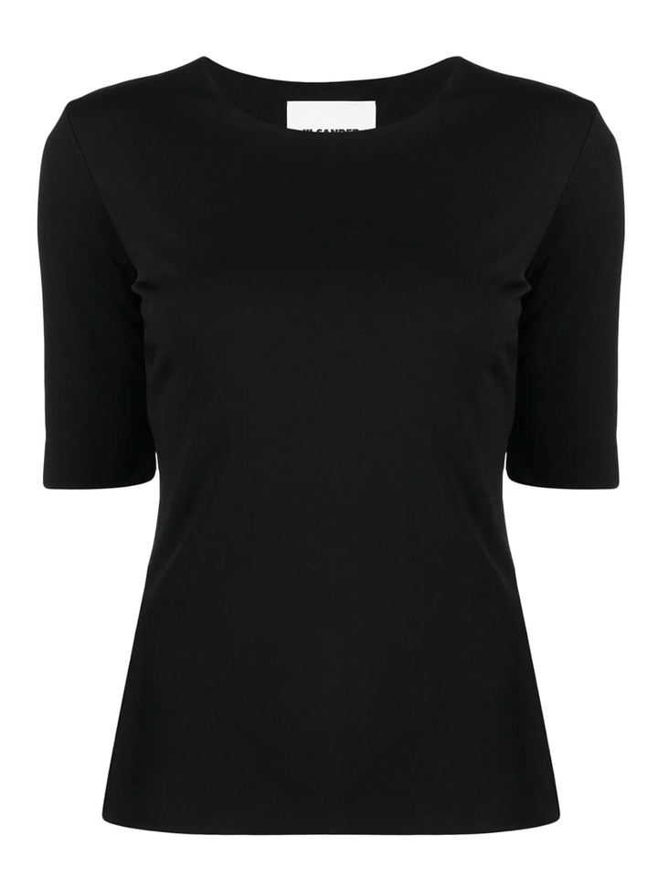 Jil Sander Viscose Top Black 1