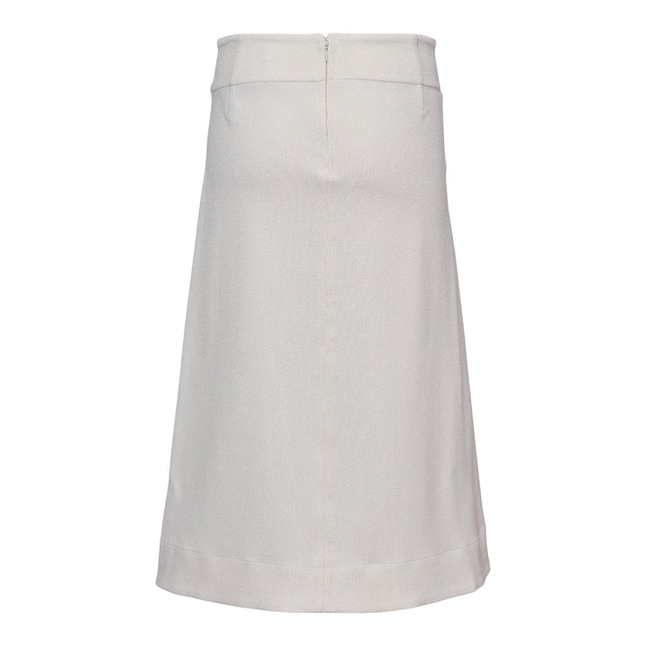 Club21 - Jil Sander - A-Line Knee Length Skirt Shiny - SKIRTS - Off-White