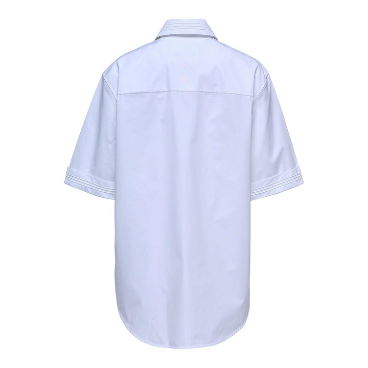 Club21 - Jil Sander - Boxy Short Sleeve Shirt - BLOUSES - White