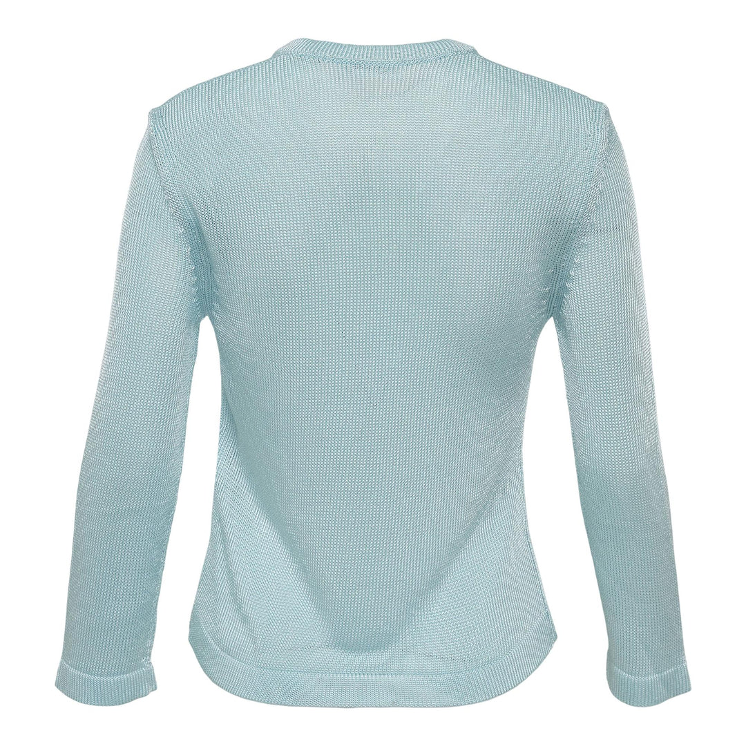 Club21 - Jil Sander - Cardigans Viscose Flower Knit - CARDIGANS - Blue
