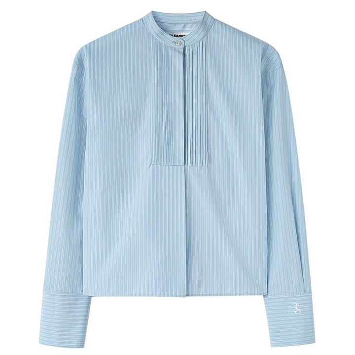 크롭 박시 셔츠