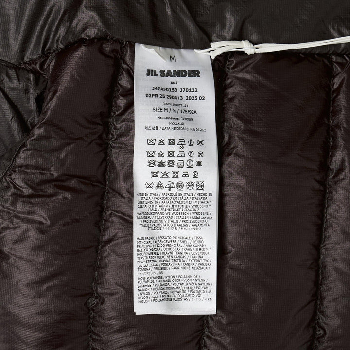 Club21 - Jil Sander - Down Jacket - BLOUSON - Dark Brown