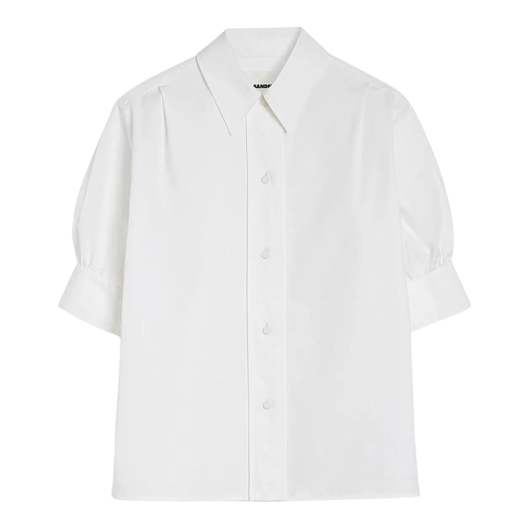 Club21 - Jil Sander - Heavy Organic Cotton Shirt - BLOUSES - White