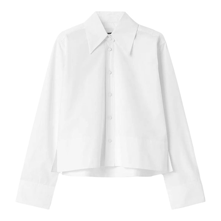 Club21 - Jil Sander - Heavy Organic Cotton Shirt - BLOUSES - White