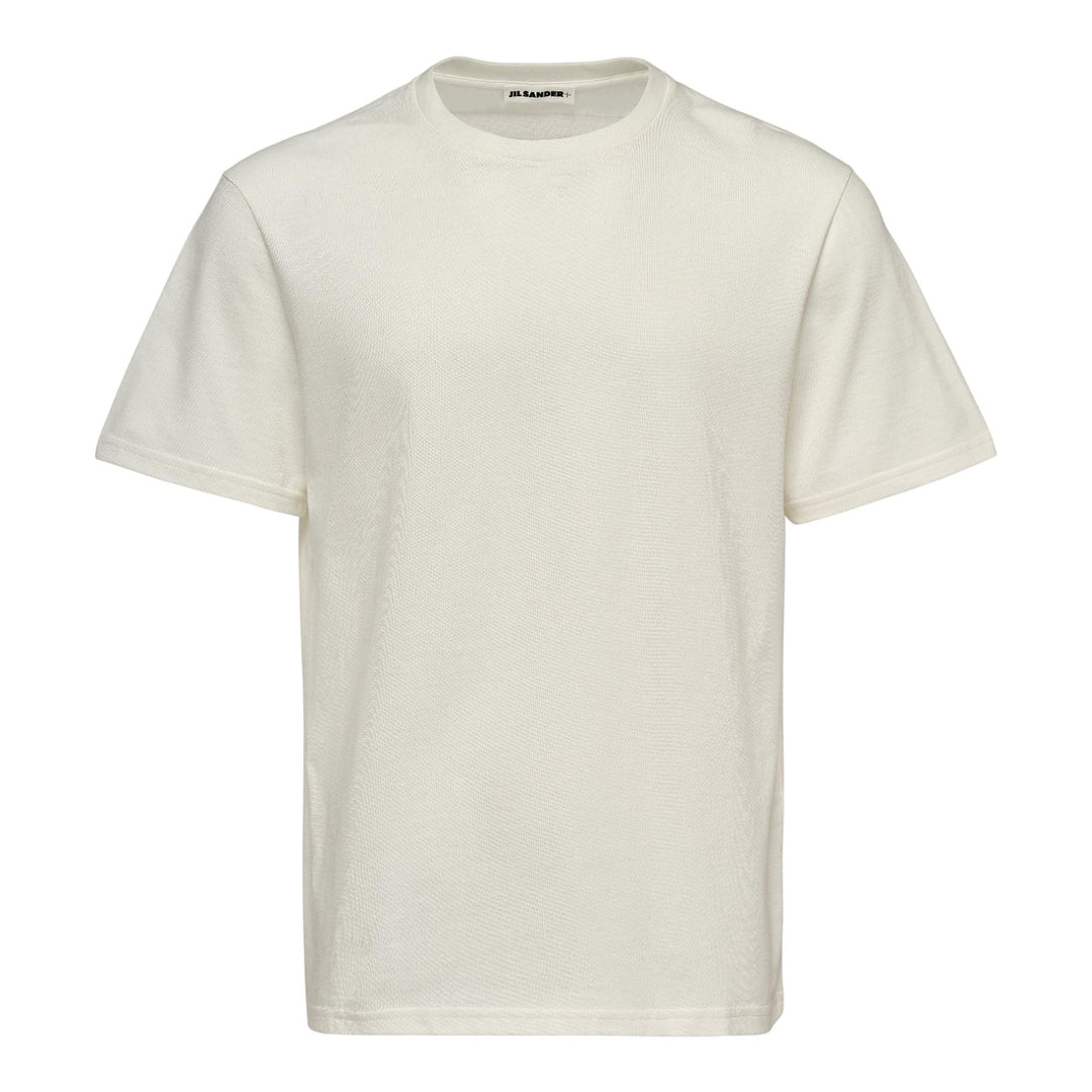 Club21 - Jil Sander - Logo Leather Patch Tee - TEES - White