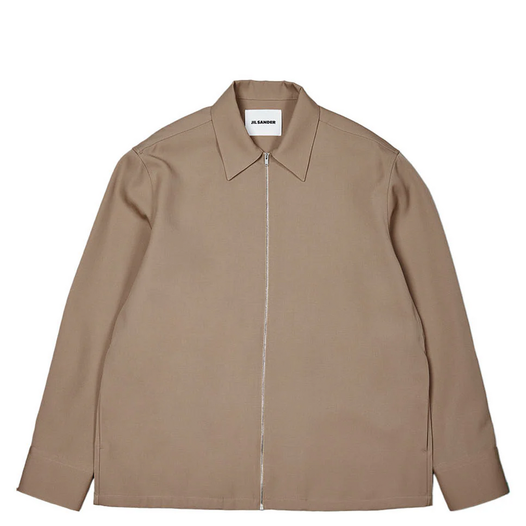 Sharp Wool Gabardine Shirt