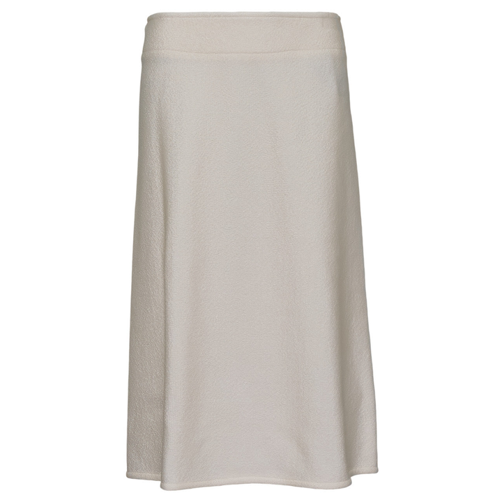 Jil_Sander_Shiny_Double_Face_Textured_Skirt_beige