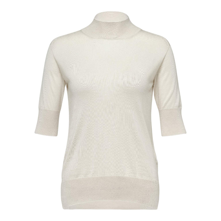 Club21 - Jil Sander - Superfine Merino/Cashmere/Silk Knit Top - KNIT TOPS - Nude
