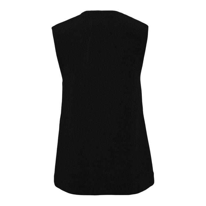 Club21 - Jil Sander - V-Neck Sleeveless Top - WOVEN TOPS - Black
