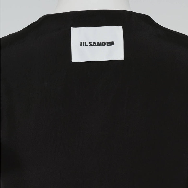 Club21 - Jil Sander - V-Neck Sleeveless Top - WOVEN TOPS - Black