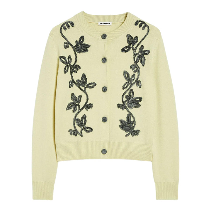 Club21 - Jil Sander - Velvet Cardigan - CARDIGANS - Yellow