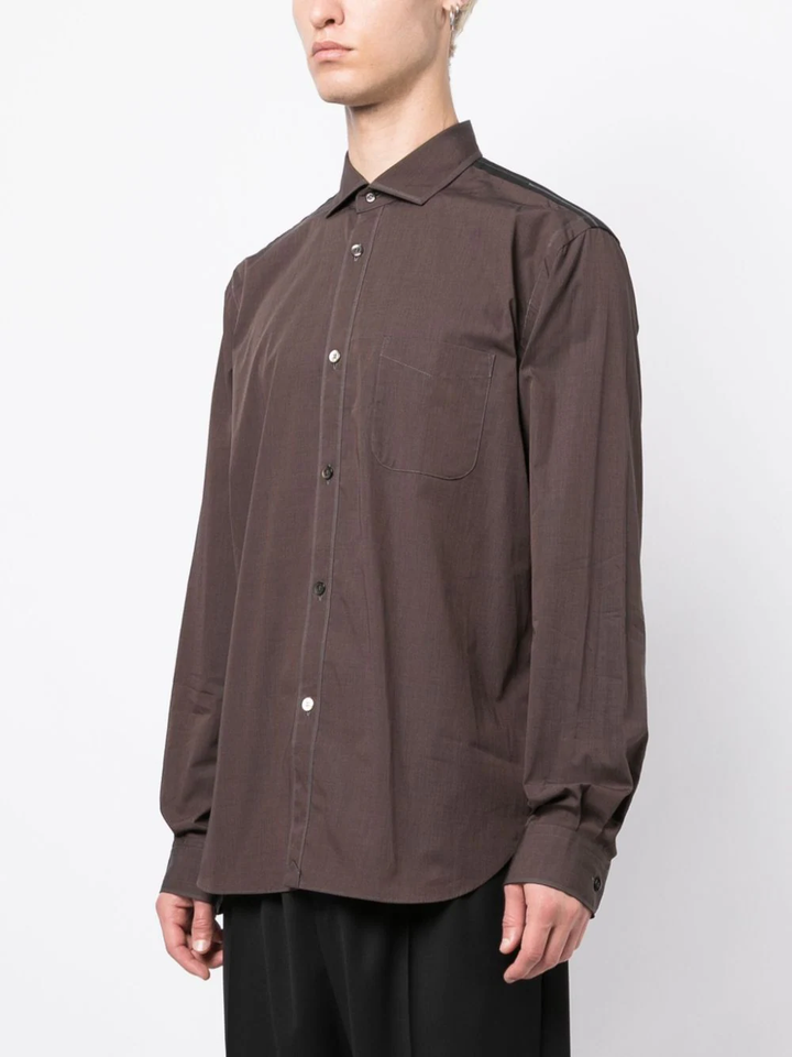 Junya-Watanabe-Button-Shirt-Brown-4