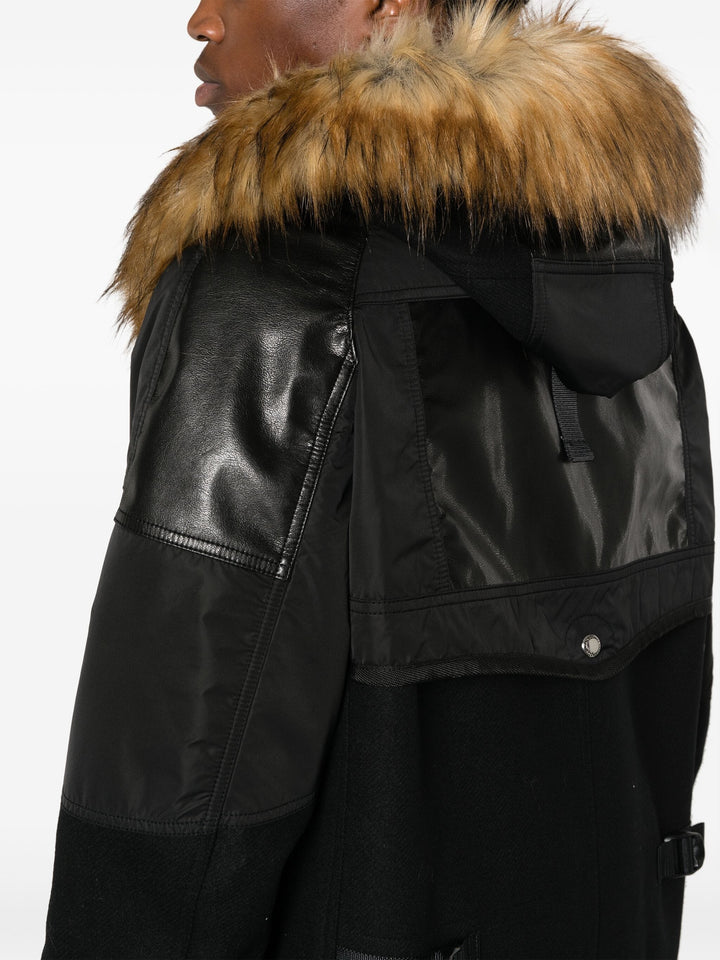 Junya-Watanabe-Fur-Parka-Coat-Black-5