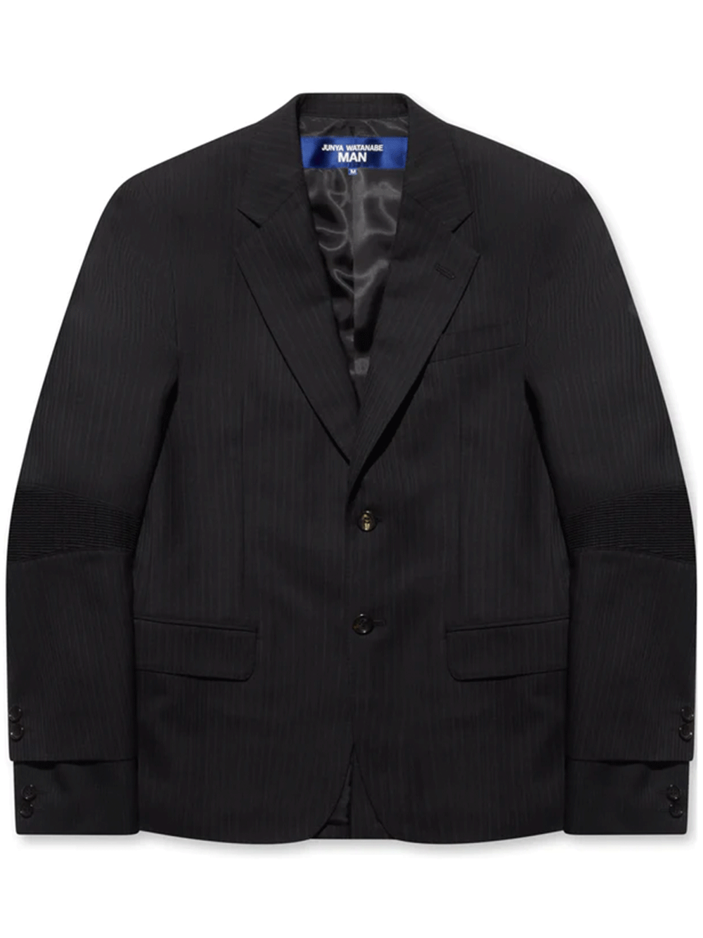 Junya-Watanabe-Stripe-Jacket-Black-1