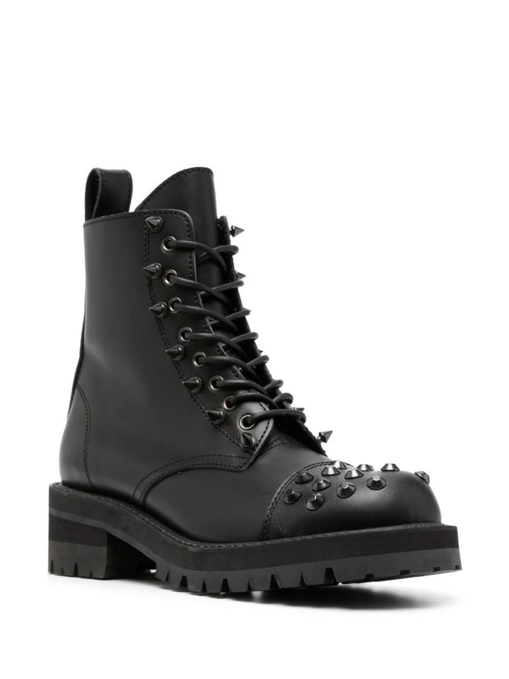 Junya-Watanabe-Studded-Toe-Cap-Boots-Black-2