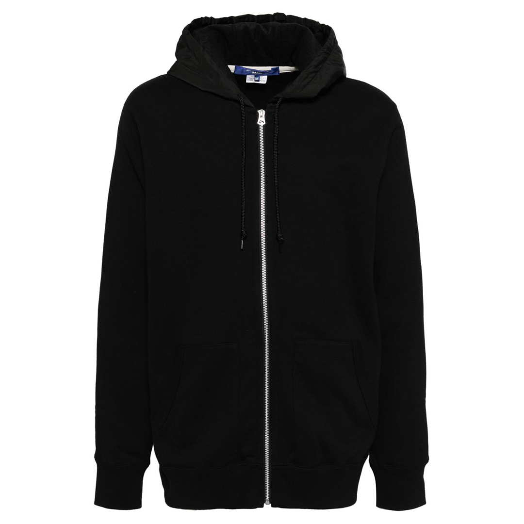 Junya_Watanabe_Cotton_Tight_Tension_Back_Pile_Sweater_Black