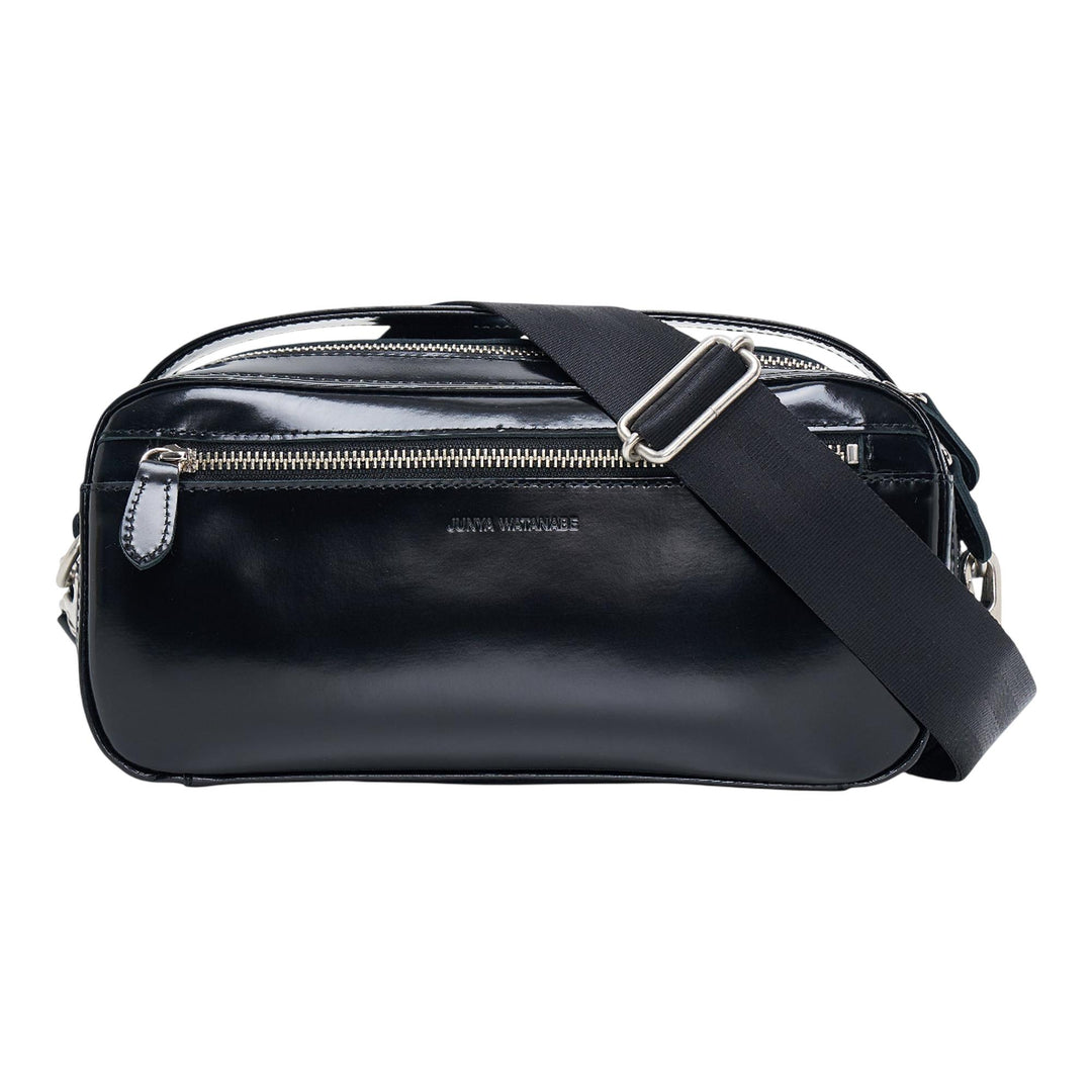 Club21 - Junya Watanabe - Glazed Leather Hairhide Crossbody - CROSS BODY - Black