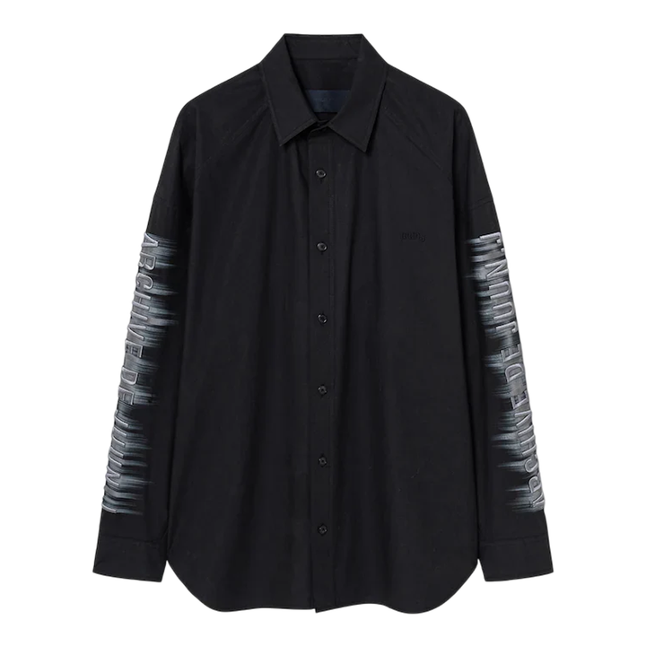 Archive Lettering Sleeve Solid Shirt