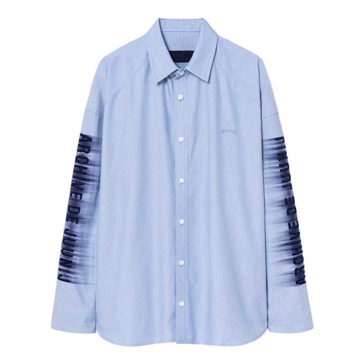 Archive Lettering Sleeve Stripes Shirt