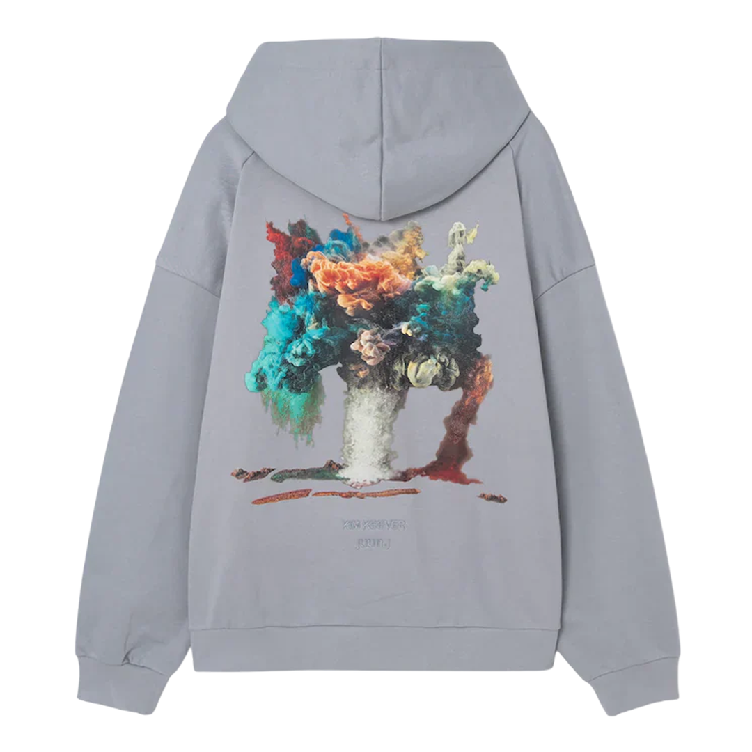 Flower Graphic Print Hoodie