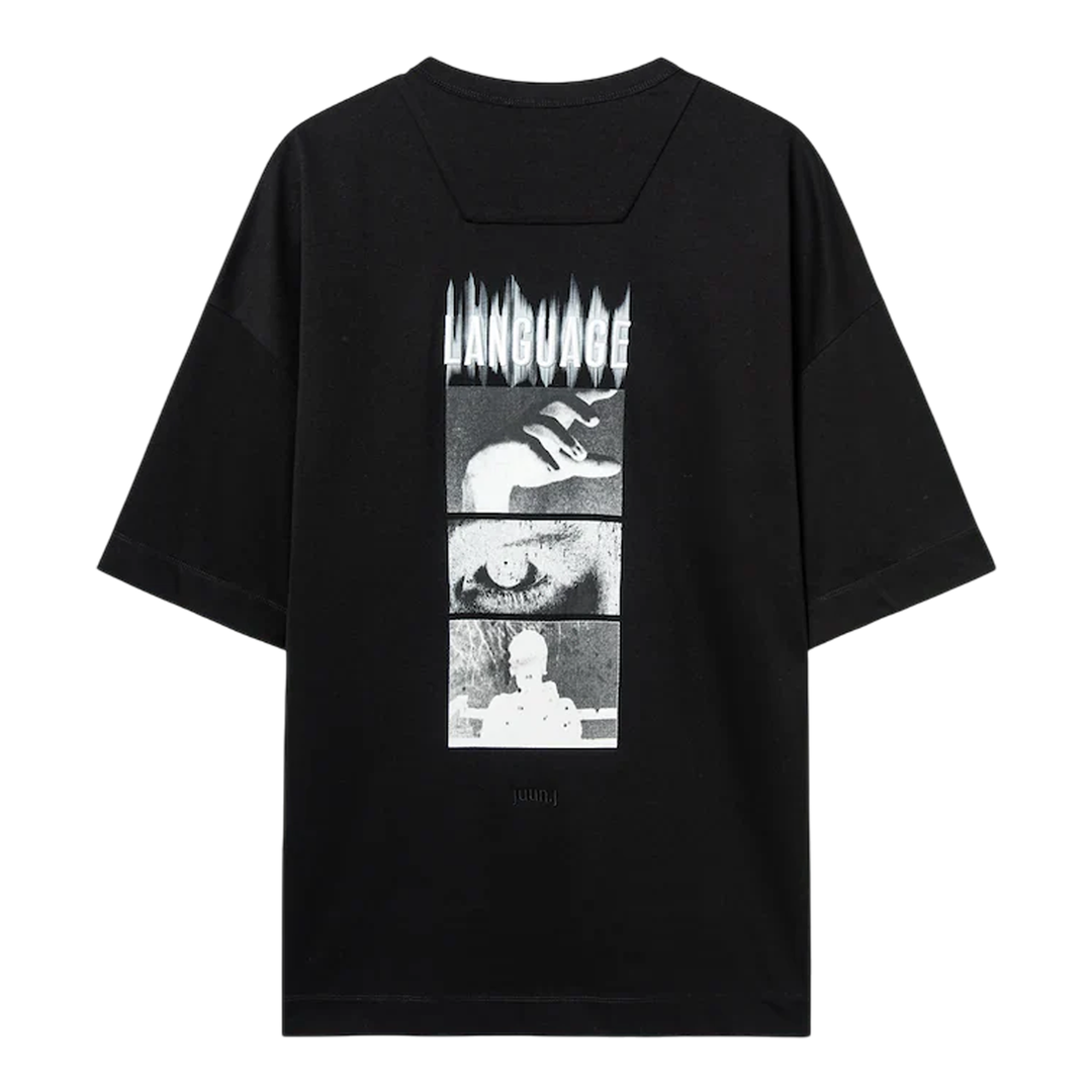 Language Graphic Semi-Over Fit Tee