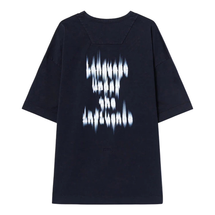 Language Lettering Dyed Overfit Tee