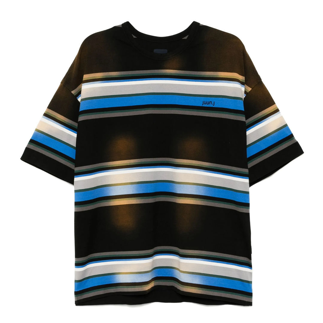 Washed Multi Stripe T-Shirt
