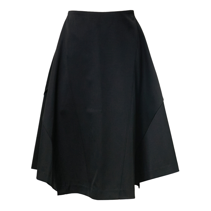 Black Flared Skirt