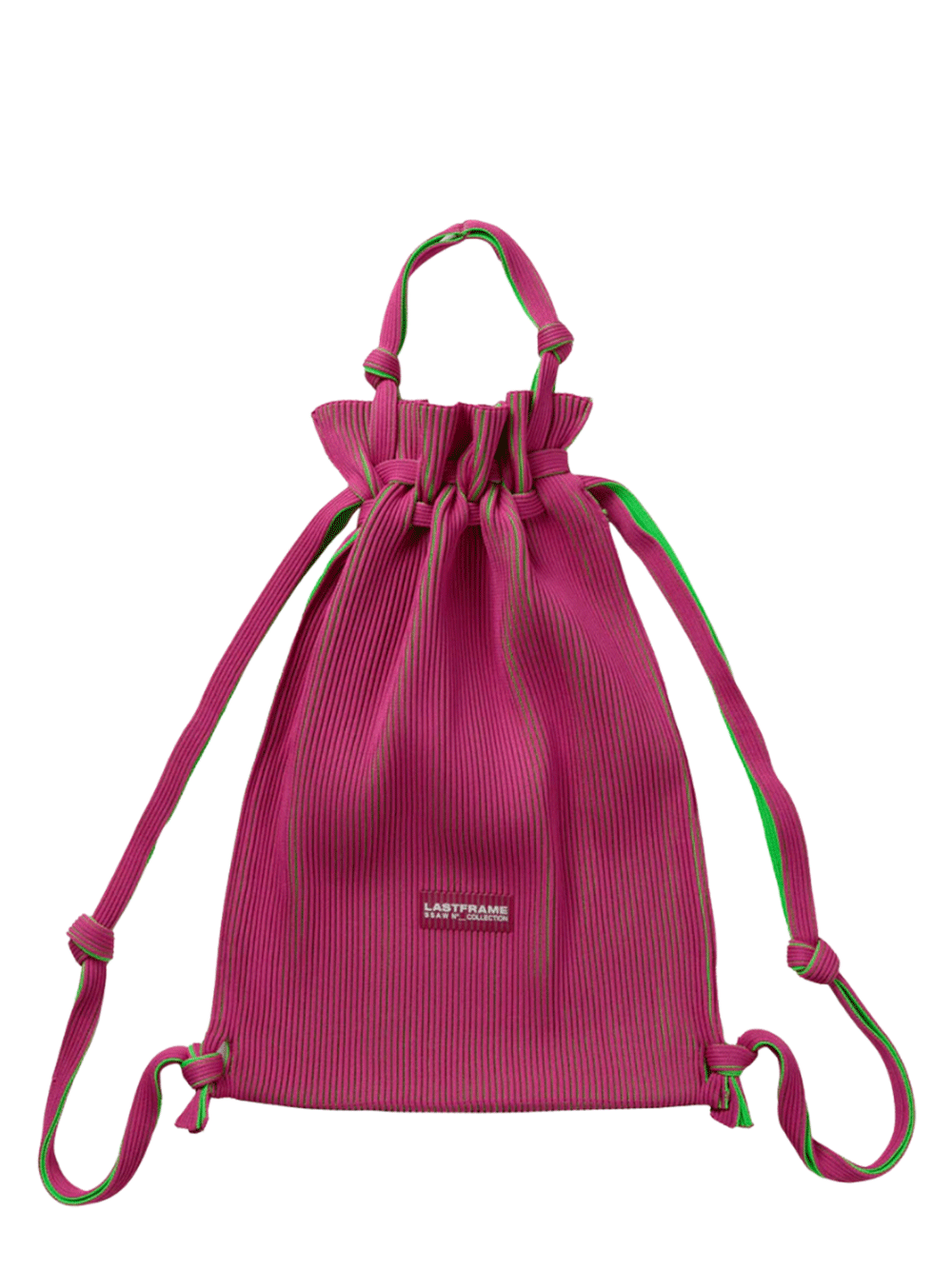 LASTFRAME-Two-Tone-Knapsack-Pink-1