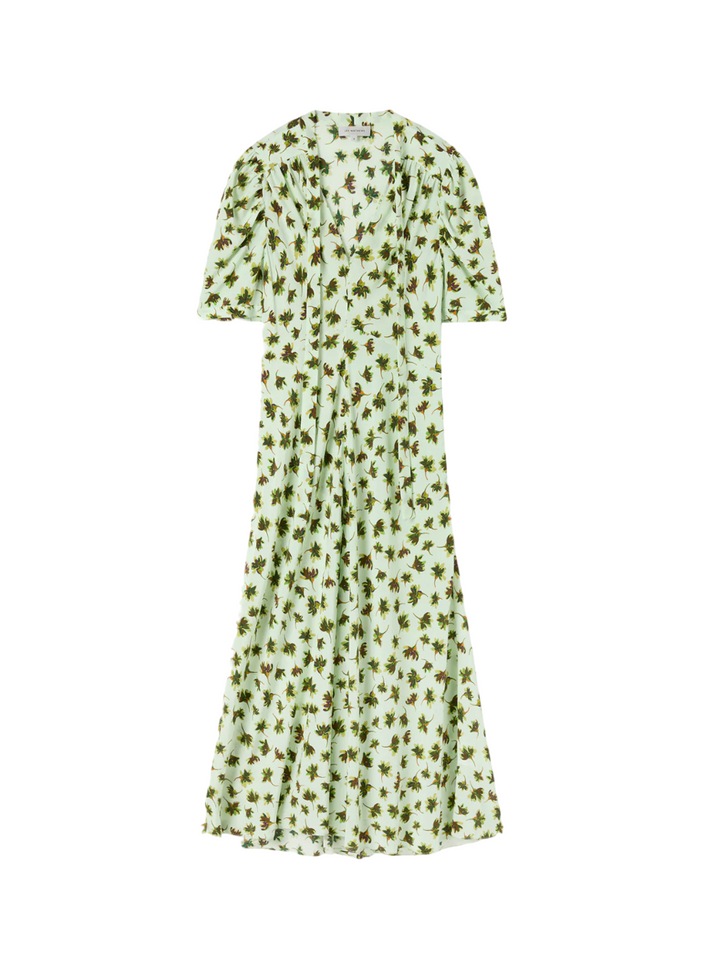 Lee_Mathews_Daphne_Tie_Neck_Dress-Green