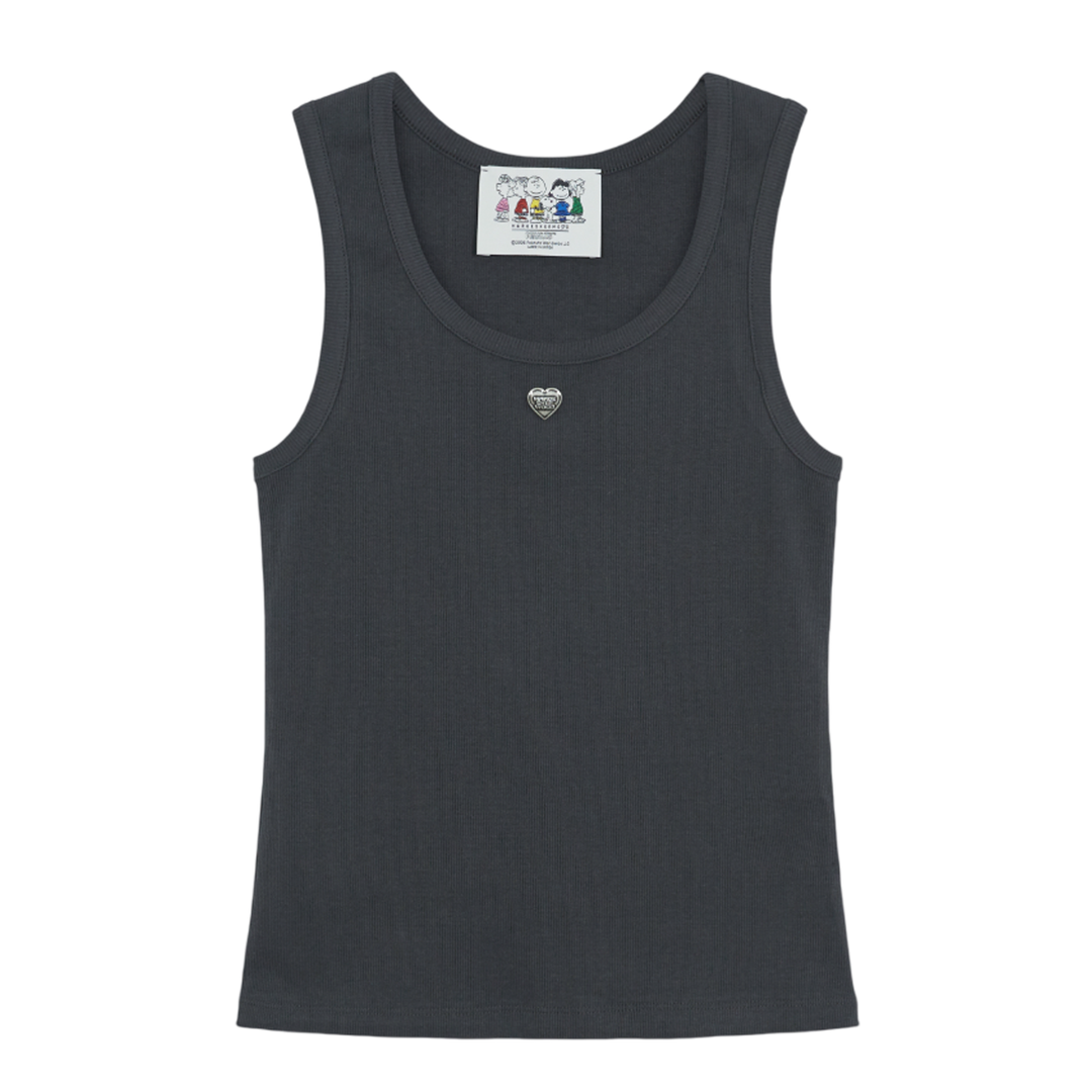 Heart Pendant Sleeveless T-Shirt