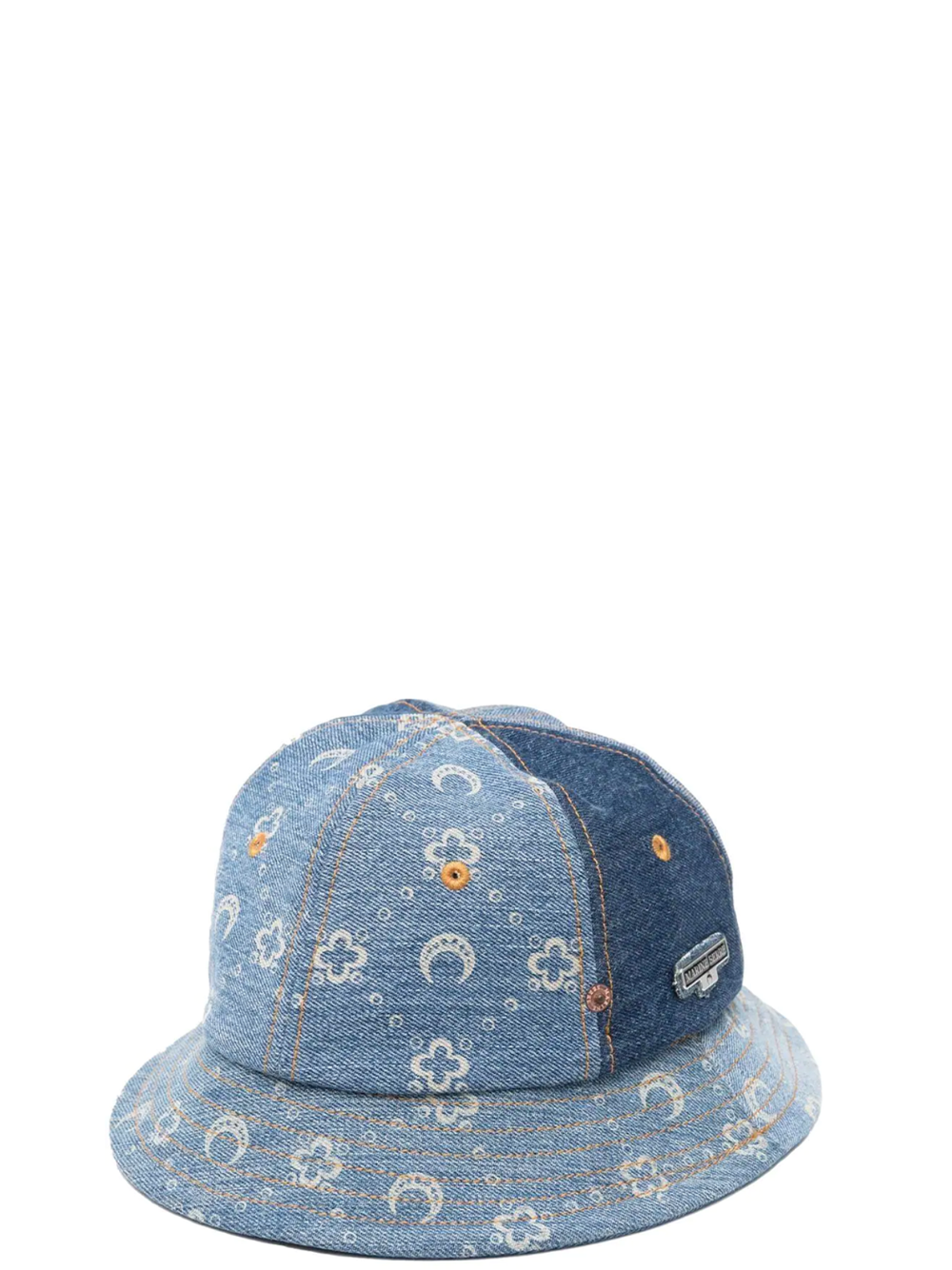 MARINESERRE_RegeneratedDenimMoonogramHat-Denim