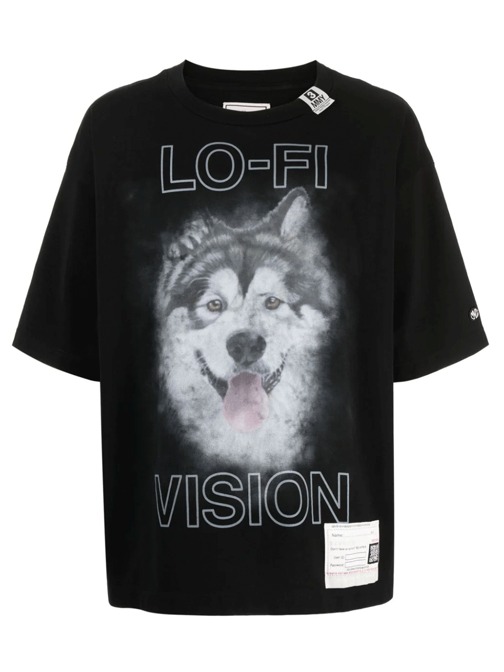 MIHARA-YASUHIRO-Dog-Printed-Tee-Black-1