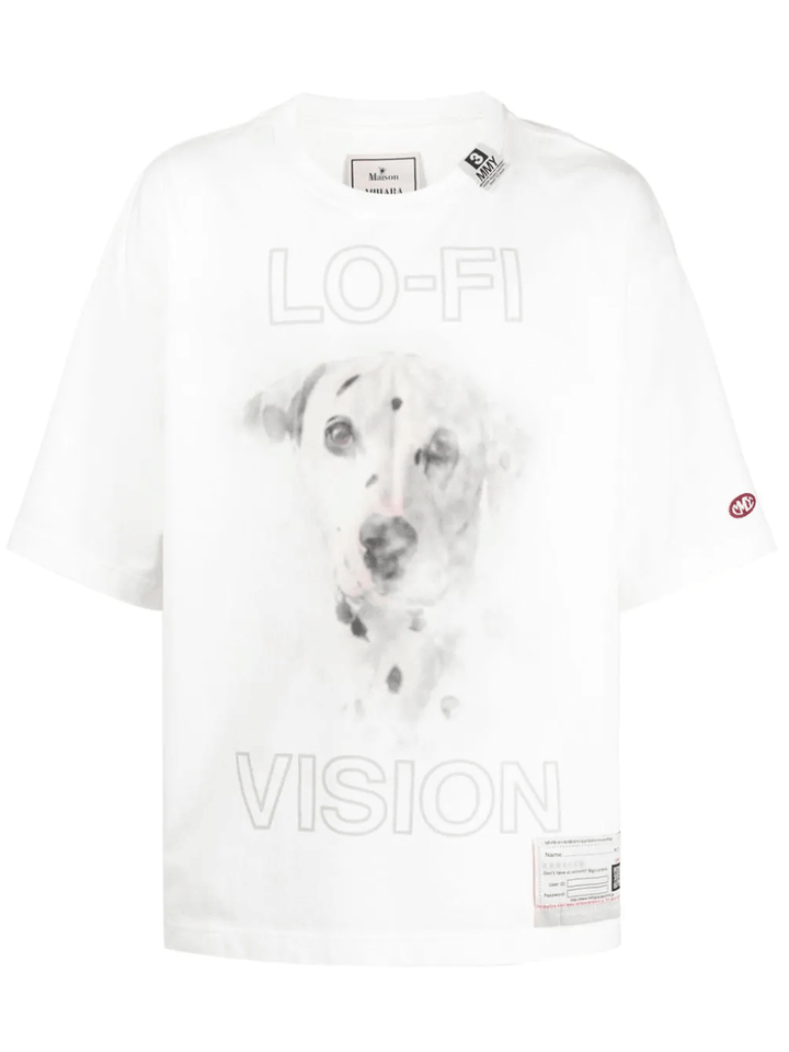 MIHARA-YASUHIRO-Dog-Printed-Tee-White-1