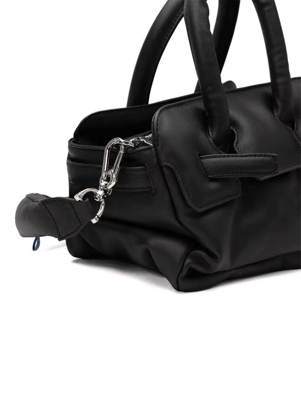 MIHARA-YASUHIRO-Puffer-Bag-Black-5