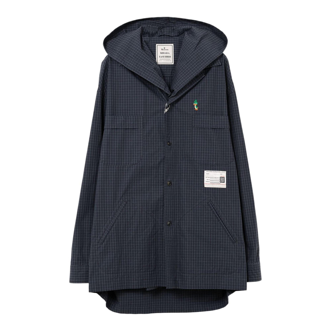 Club21 - MIHARA YASUHIRO - Hood Lining Shirt - SHIRTS - Black